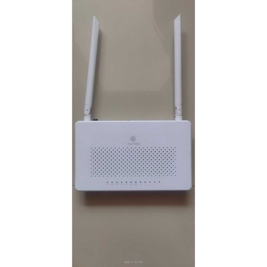 MODEM TEWA 220G XPON DUALBAND (2.4G & 5G) ใช้แล้ว (สามารถ BE UPLINK PON MODE + ETHERNET) พร้อมอะแดปเ