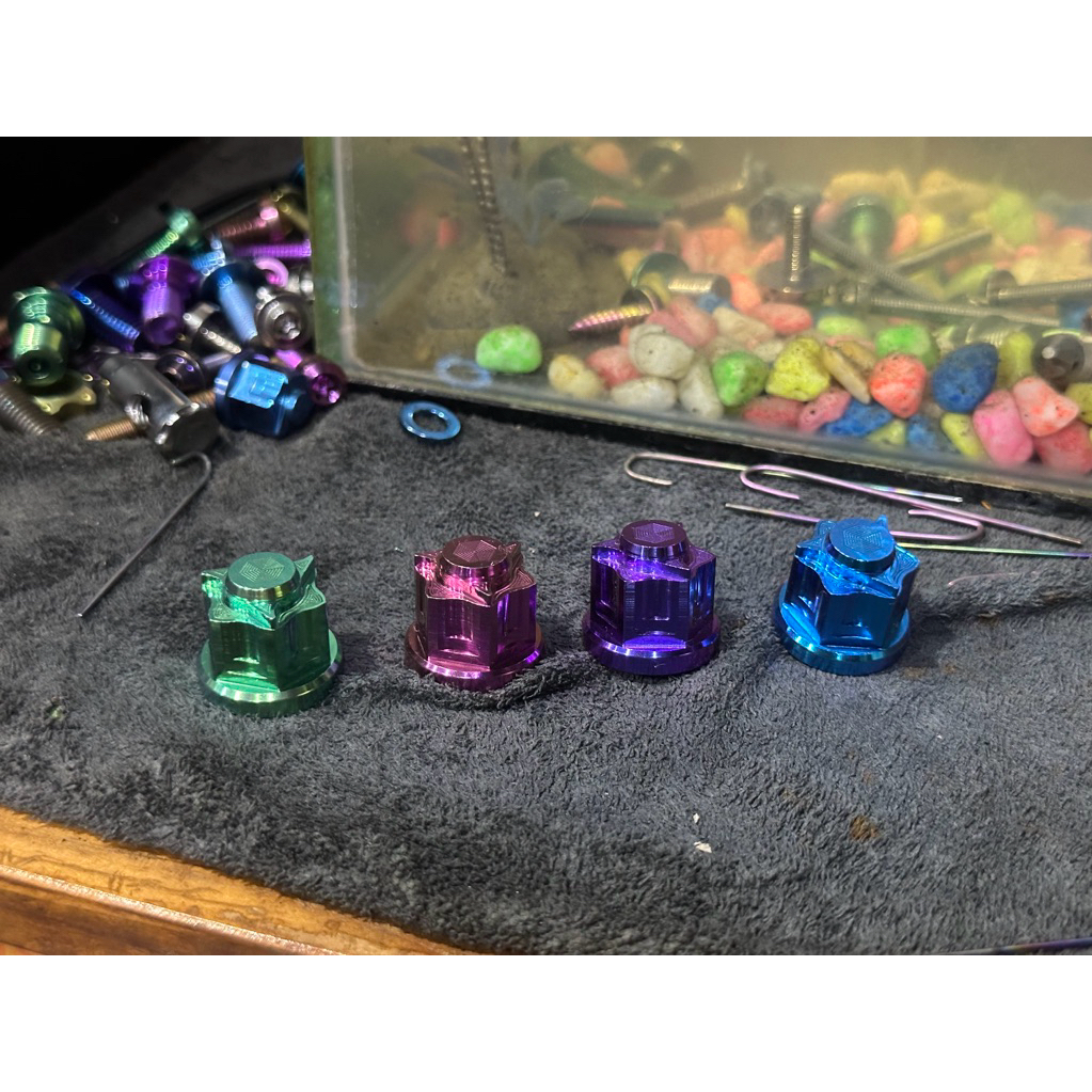 M10 Titanium Nut M10 Nut Original Titanium Cap Gr5