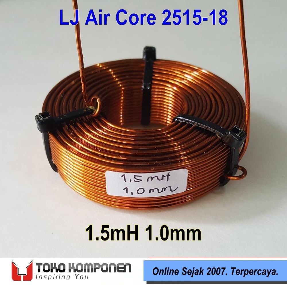 1.5mH 1.0 มม.AirCore Crossover Coil - LJ ACC 1.5mH 1.0 มม. 18AWG XO Inductor