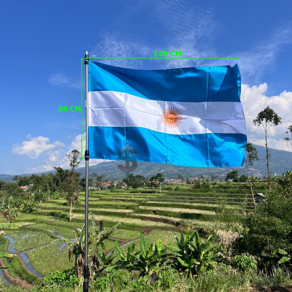 ARGENTINA FLAG 120 CM x 80 CM