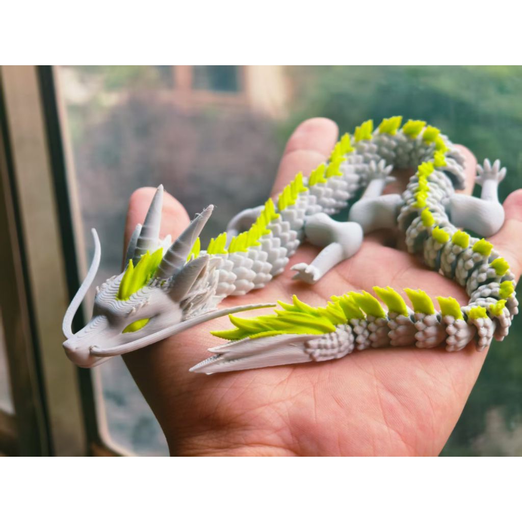 Mini Figure Spirit Haku – Naga Roh Anime | Articulated 3D Figure Koleksi