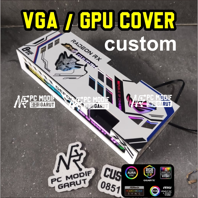 XFX Vga cover gpu cover xxfx rx edition led argb