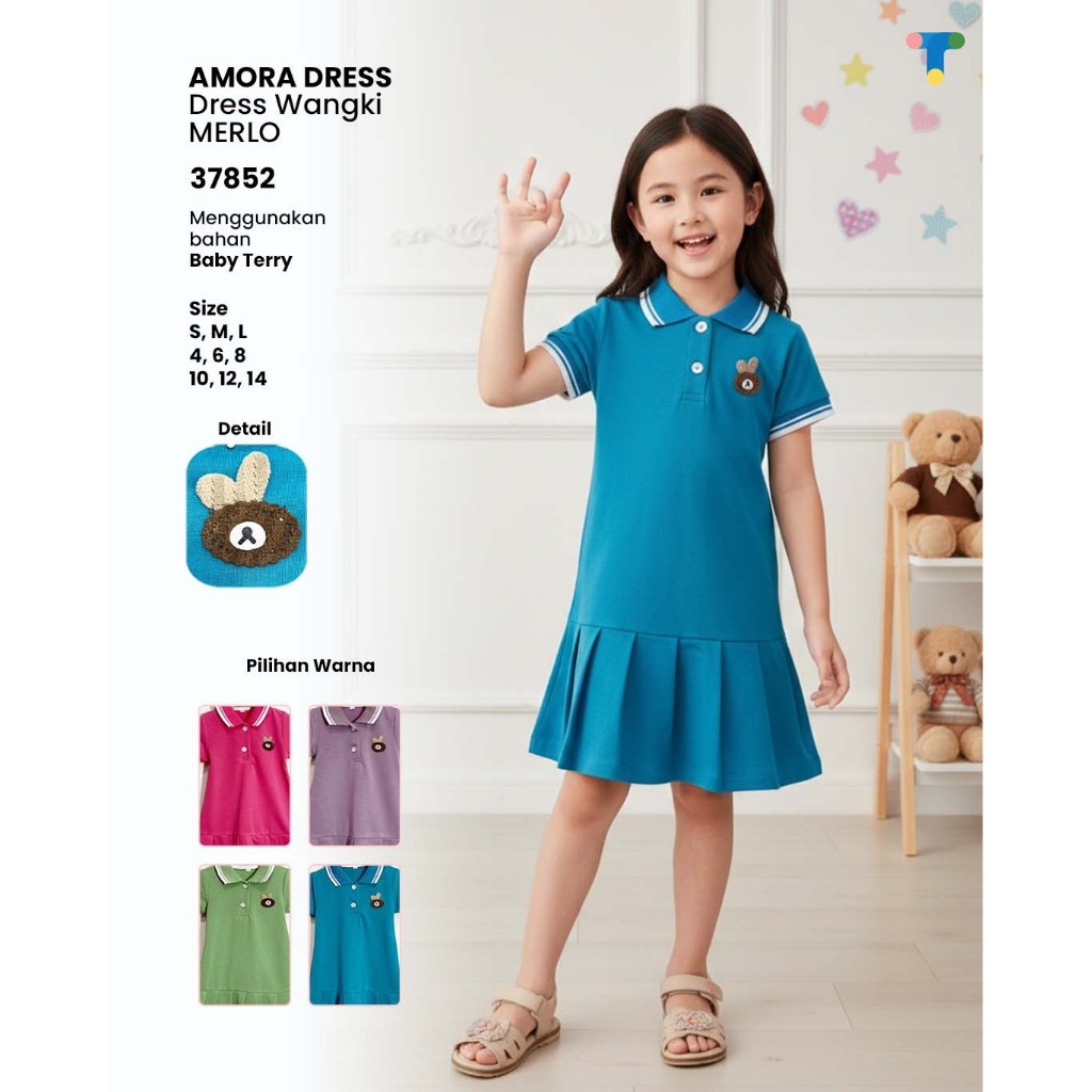 MERLO เสื้อผ้าเด็กผู้หญิง 3 6 12 เดือนเสื้อผ้าเด็กผู้หญิง 1 2 3 4 ปีชุดน่ารัก