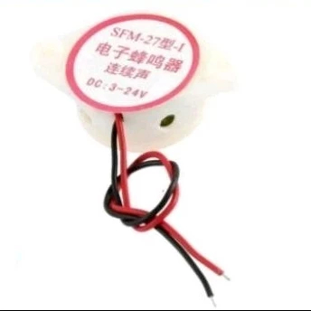 BUZZER SFM-27 BUZZER Horn DC 3V - 24V ไฟแสดงสถานะสัญญาณเตือน