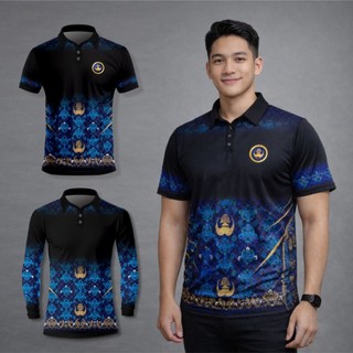Jersey Korpri Full Printing Polo model Kerah Kancing Lengan Pendek dan Panjang