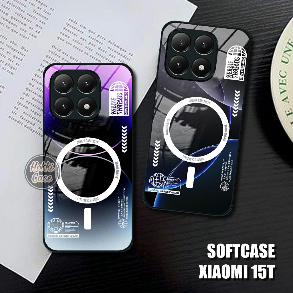 เคส HP Xiaomi 15T - เคส Xiaomi 15T Glass Softcase - เคส Xiaomi 15T - ซิลิโคนสําหรับ Xiaomi 15T - เคส