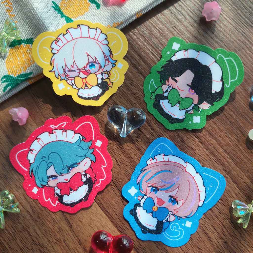 [FANMERCH] BTB (By The Beat) Nijisanji EN -Maid Edition- สติ๊กเกอร์