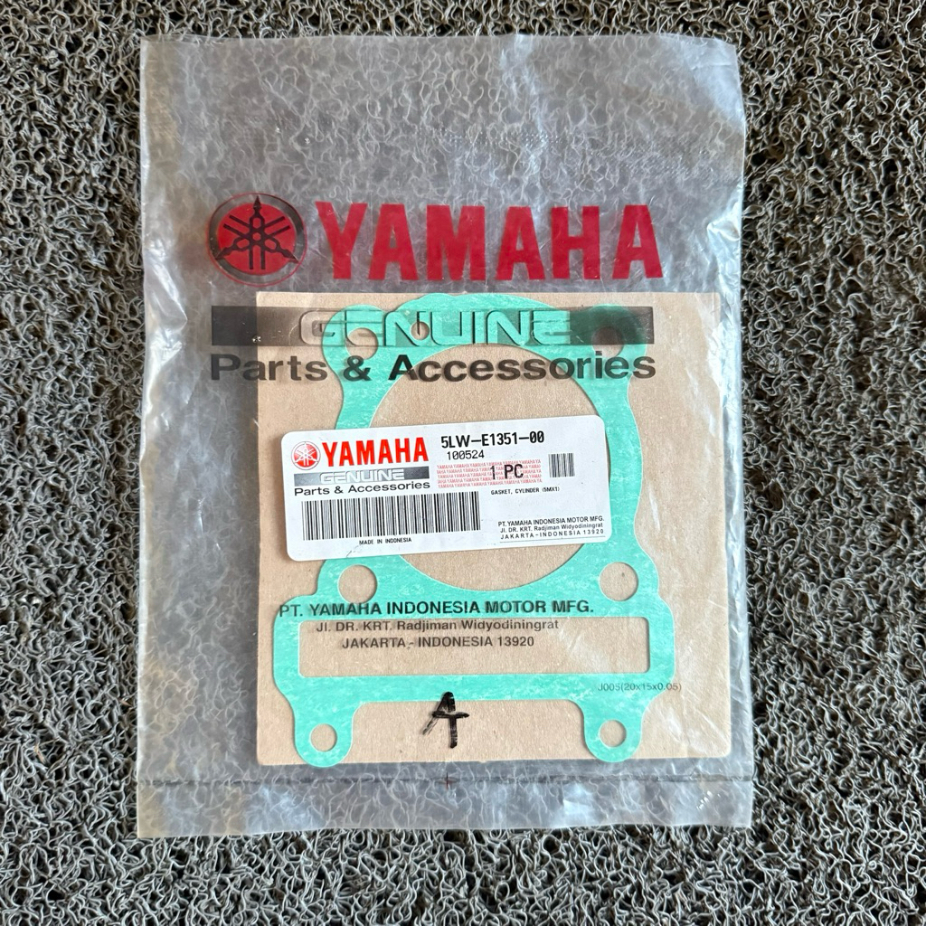 Mio Nouvo Fino 5LW-E1351-00 Jupiter Z1 Force 1DY-E1351-00 ปะเก็นบล็อกลูกสูบ