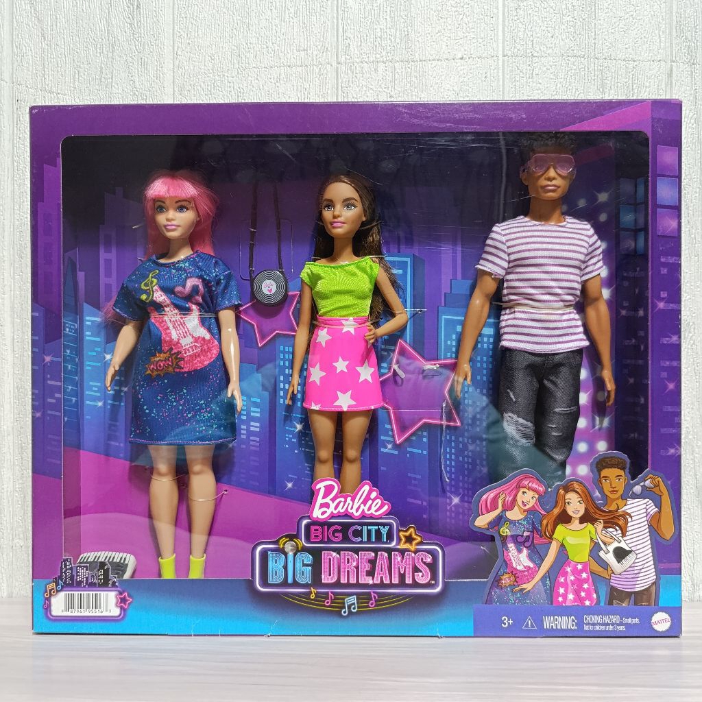 ชุดของขวัญตุ๊กตา Barbie Big City Big Dreams 3