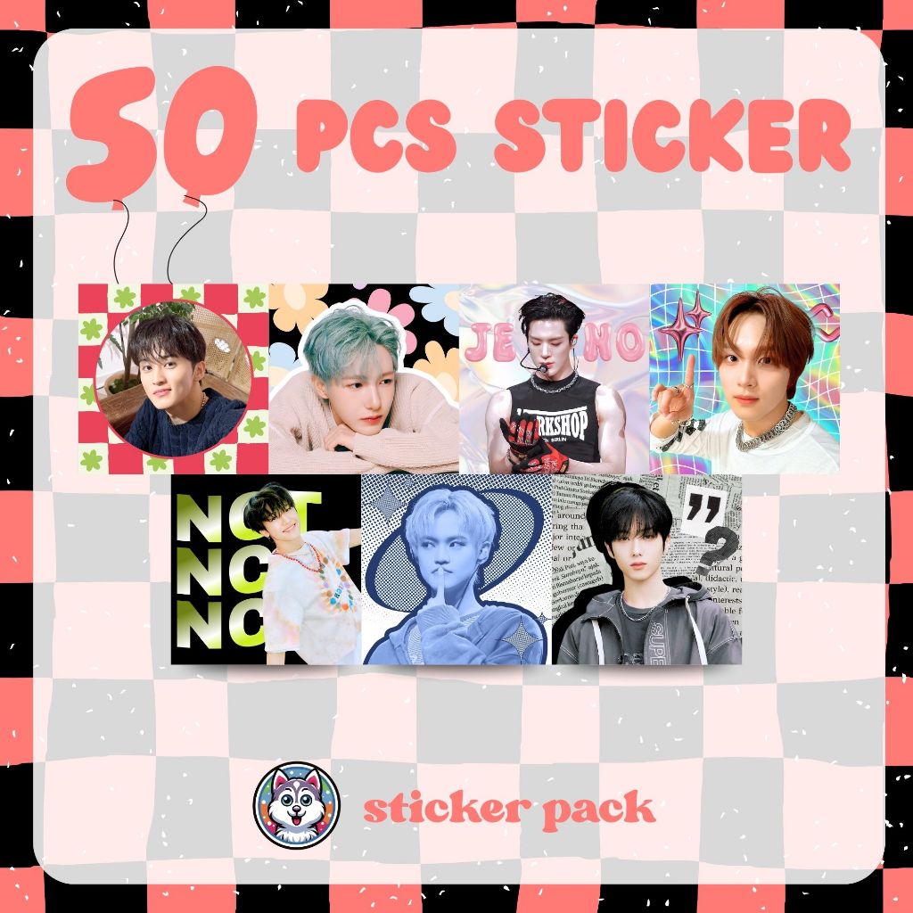 50 ชิ้น NCT DREAM mini deco สติ๊กเกอร์ (ของแถมเกาหลีน่ารัก สติ๊กเกอร์ kpop)