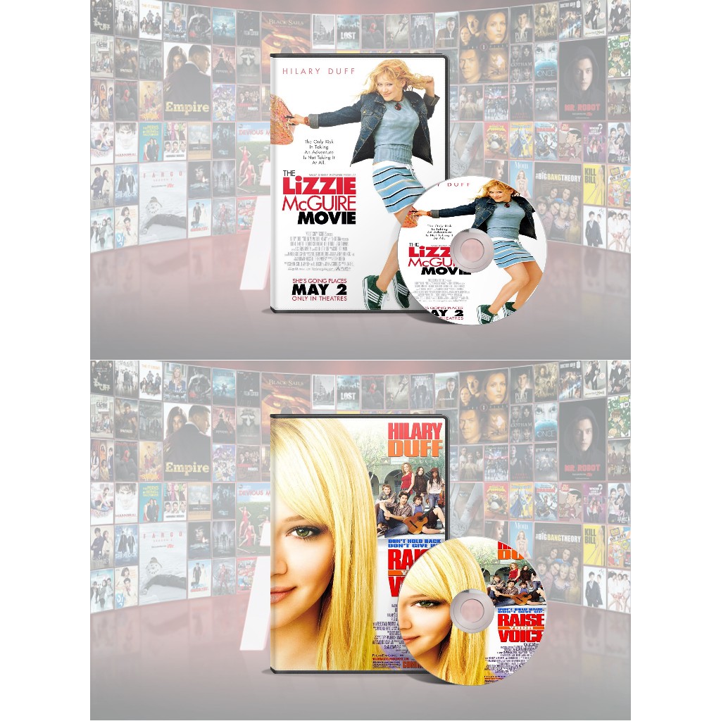 DVD The Lizzie McGuire Movie (2003) + DVD Raise Your Voice (2004)