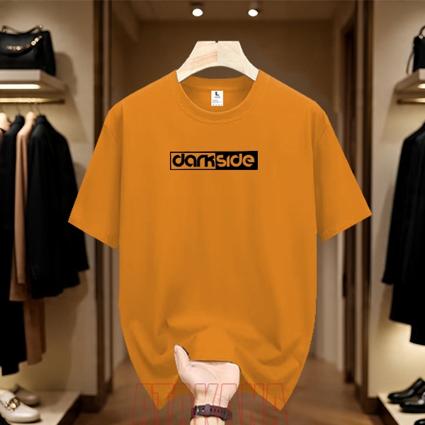 เสื้อยืด Ataka Unisex Dr880 สีดําแขนสั้นผู้ชาย/ผู้หญิงเสื้อยืดผ้าฝ้าย