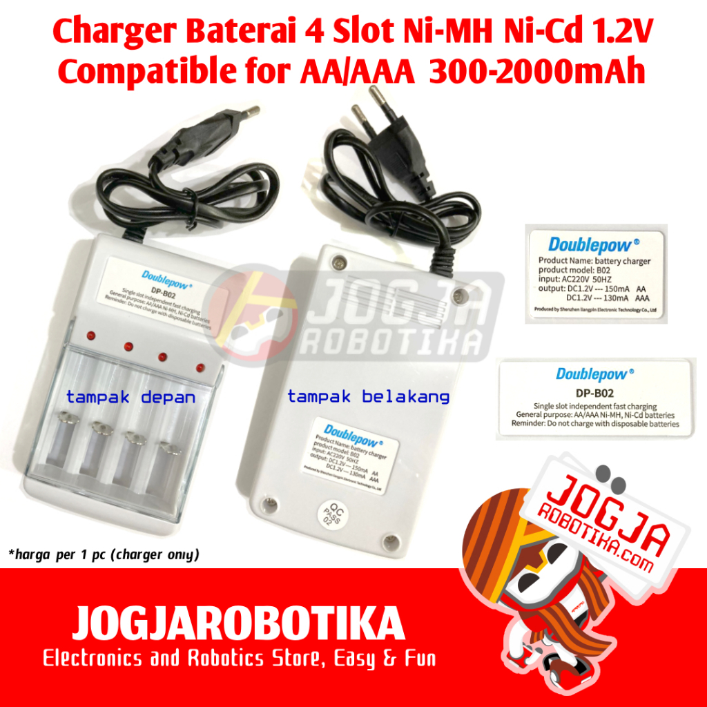NI-MH NI-CD 1.2V 4-SLOT เครื่องชาร์จแบตเตอรี่สําหรับขนาด AA/AAA