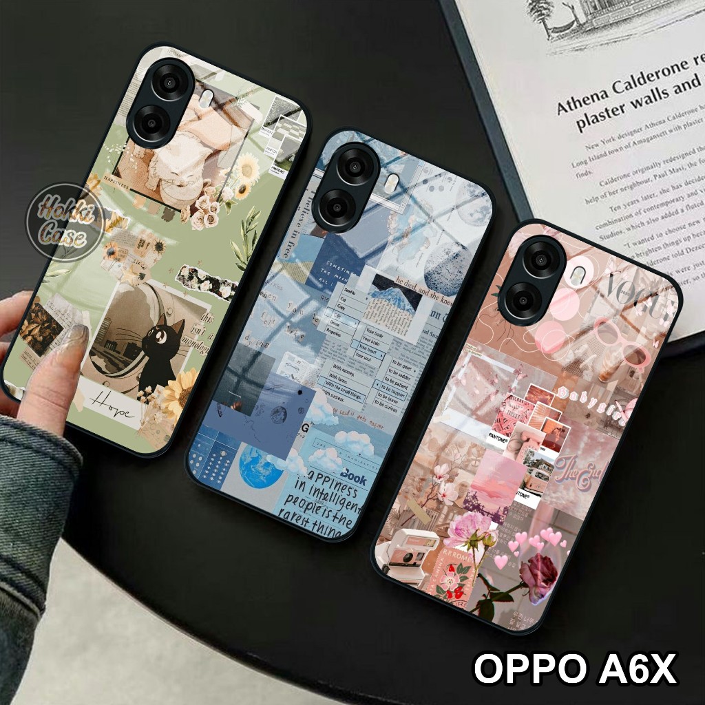 เคส HP Oppo A6X - เคส Oppo A6X Glass Softcase - เคส Oppo A6X - ซิลิโคน Oppo A6X - เคสโทรศัพท์ Oppo A
