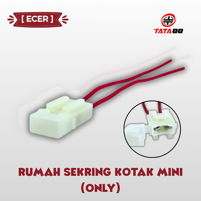 [ ขายปลีก ] MINI BOX FUSE HOUSING ONLY WITHOUT FUSE - SMALL BOX FUSE HOLDER SOCKET