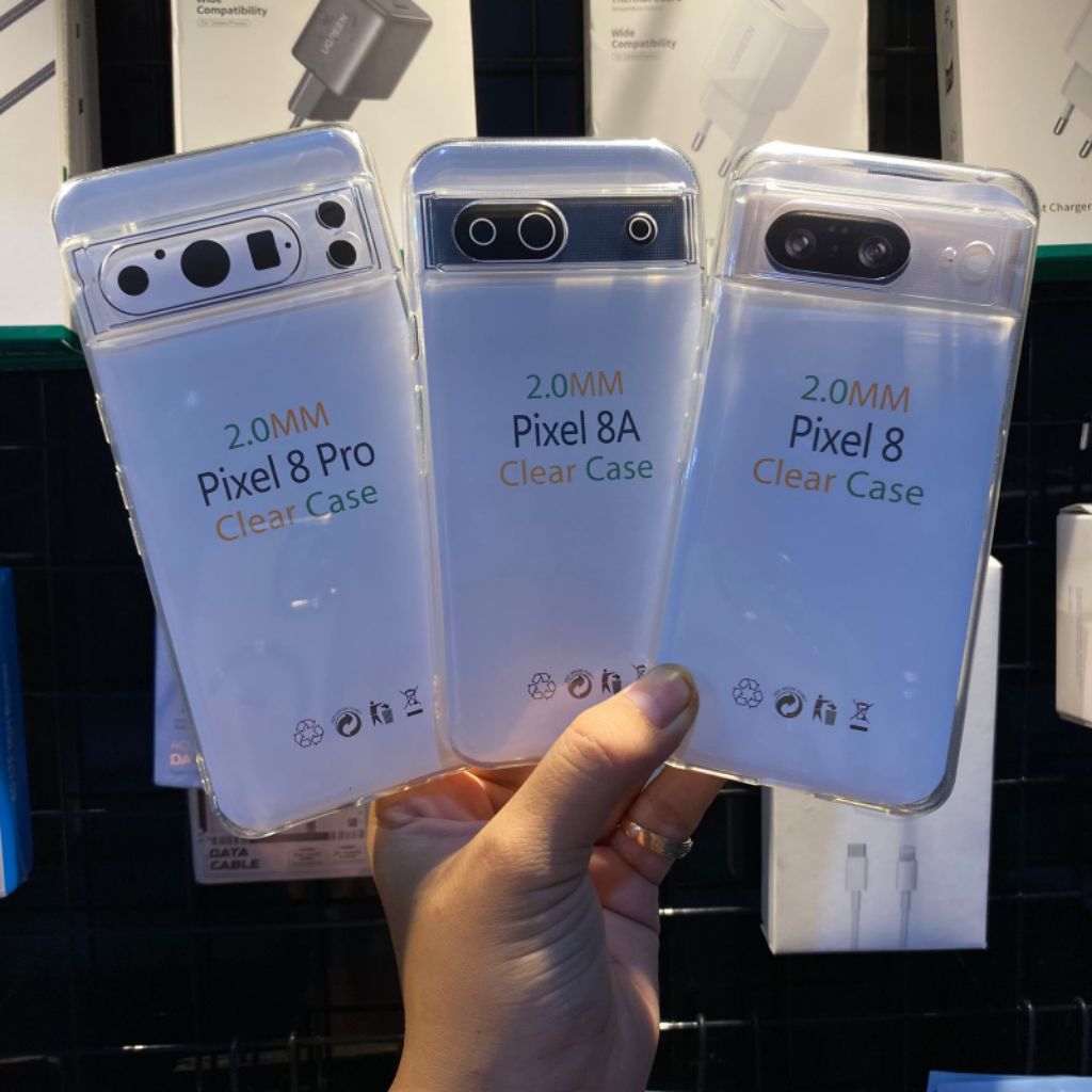 CLEAR JELLY SOFTCASE 2MM PIXEL 8 / PIXEL 8A / PIXEL 8 PRO