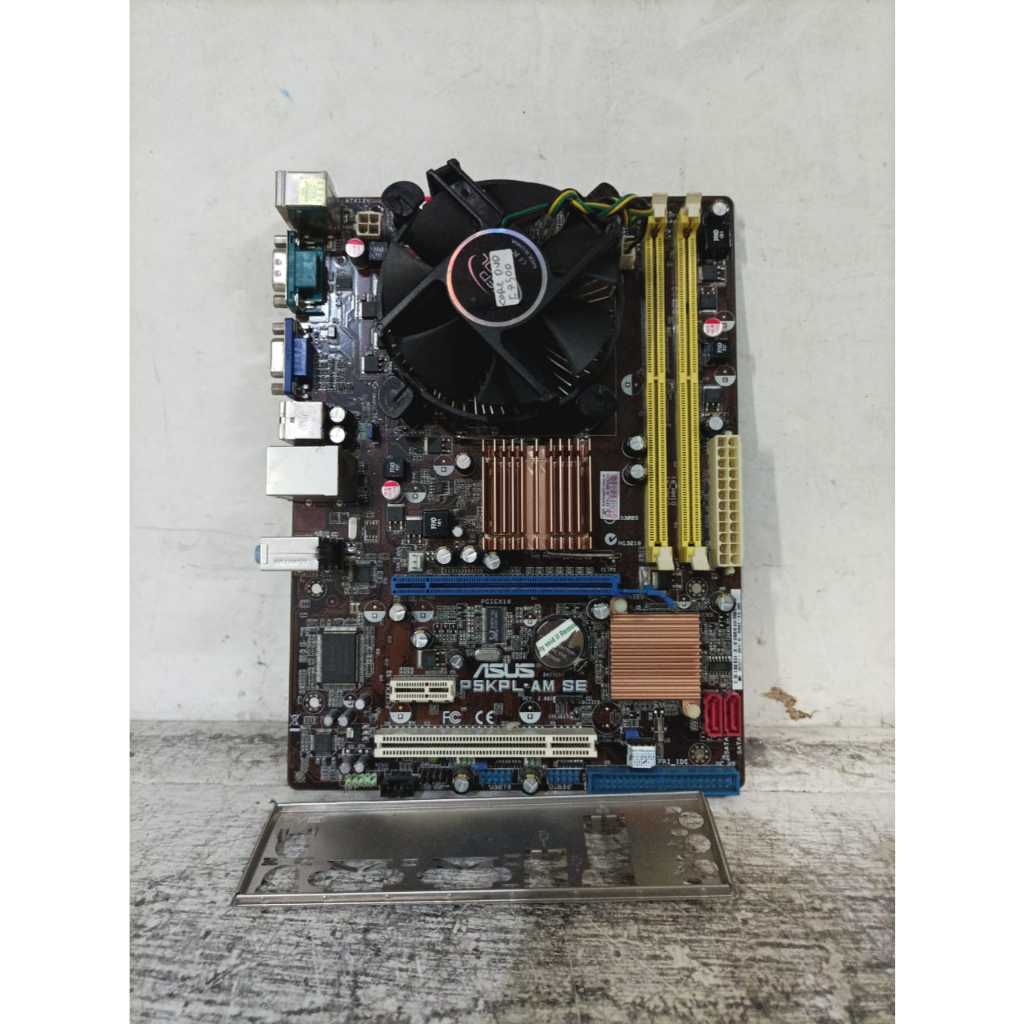 Asus p5kpl-am-se intel core duo e7500 ddr2 lga 775 mainboard พร้อมใช้งาน