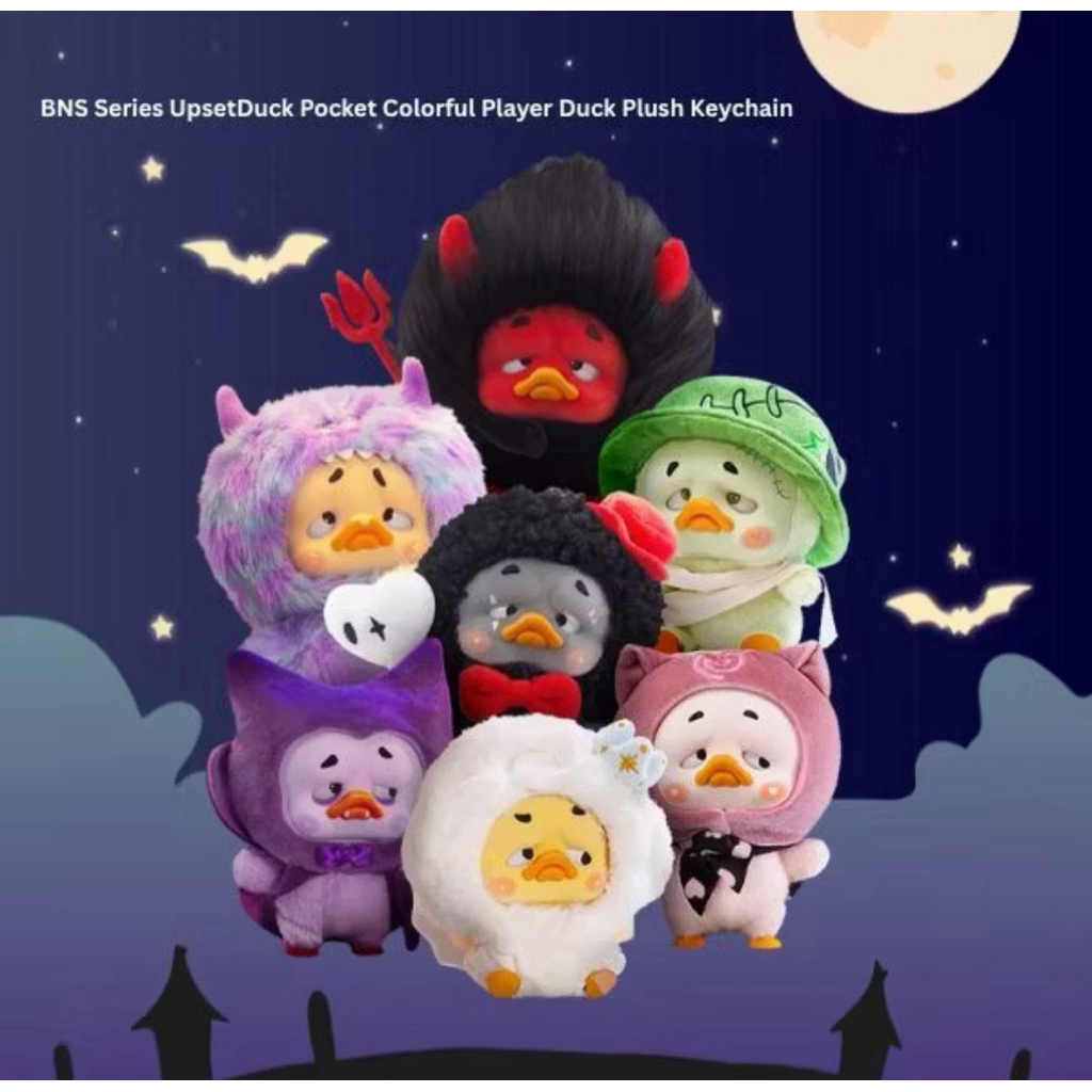 เครื่องเล่นสีสันสดใส Upsetduck ดั้งเดิม Pocket halloween Devil Angel BNS edition V5 V6 - Selected