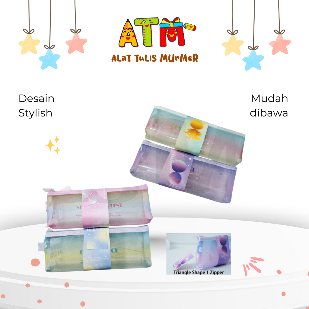 กล่องดินสอ/NM PNCL ZIPPER MW-76124 NET