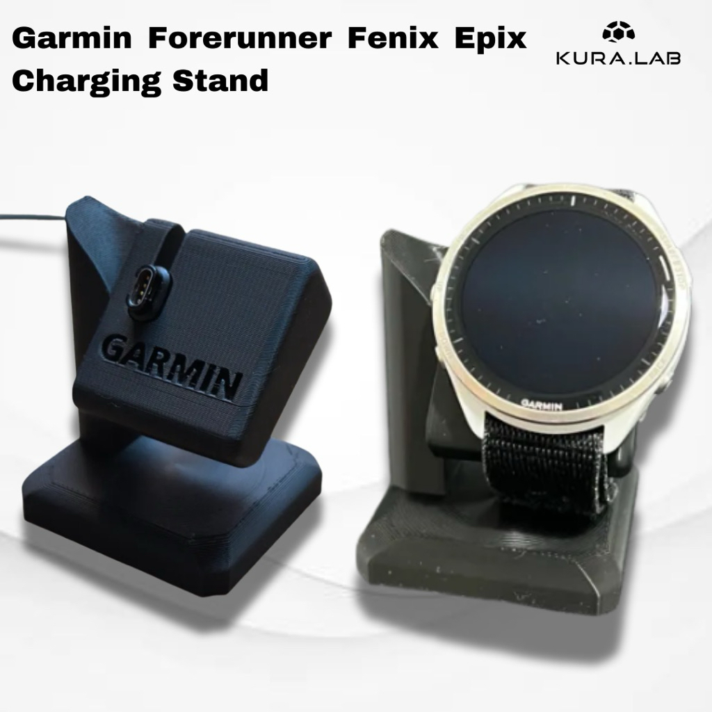 แท่นชาร์จ Garmin | ผู้เบิกทาง • Fenix • Epix | แท่นชาร์จนาฬิกา Garmin – KURA.LAB