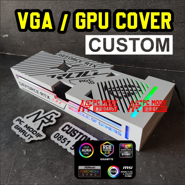Vga cover gpu cover rx7 edition led argb