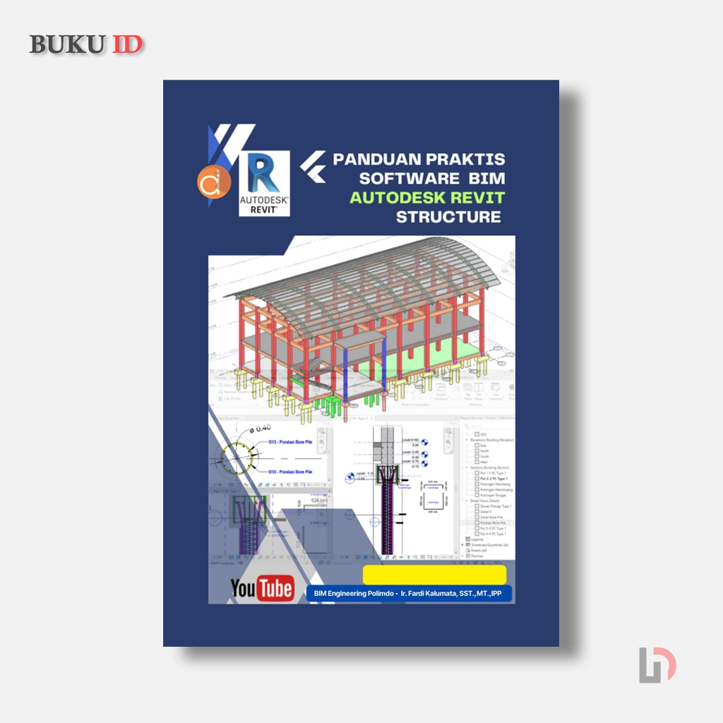 หนังสือคู่มือที่ใช้งานได้จริงสําหรับซอฟต์แวร์โครงสร้าง BIM Autodesk Revit | วิศวกรรม CIVIL | Deepubl