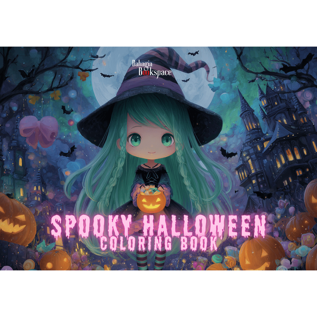 สมุดระบายสีฮาโลวีน Spooky