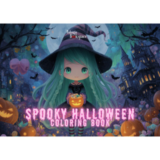 สมุดระบายสีฮาโลวีน Spooky