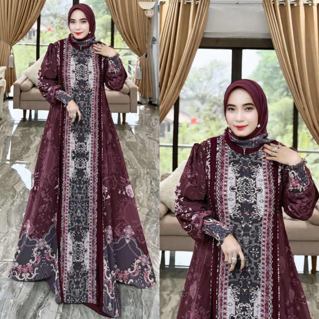 ซีรีส์ Syari Gamis Azzahra ล่าสุด By Marini Fashion / Contemporary Syari Gamis / Syari Gamis สวยๆ / 