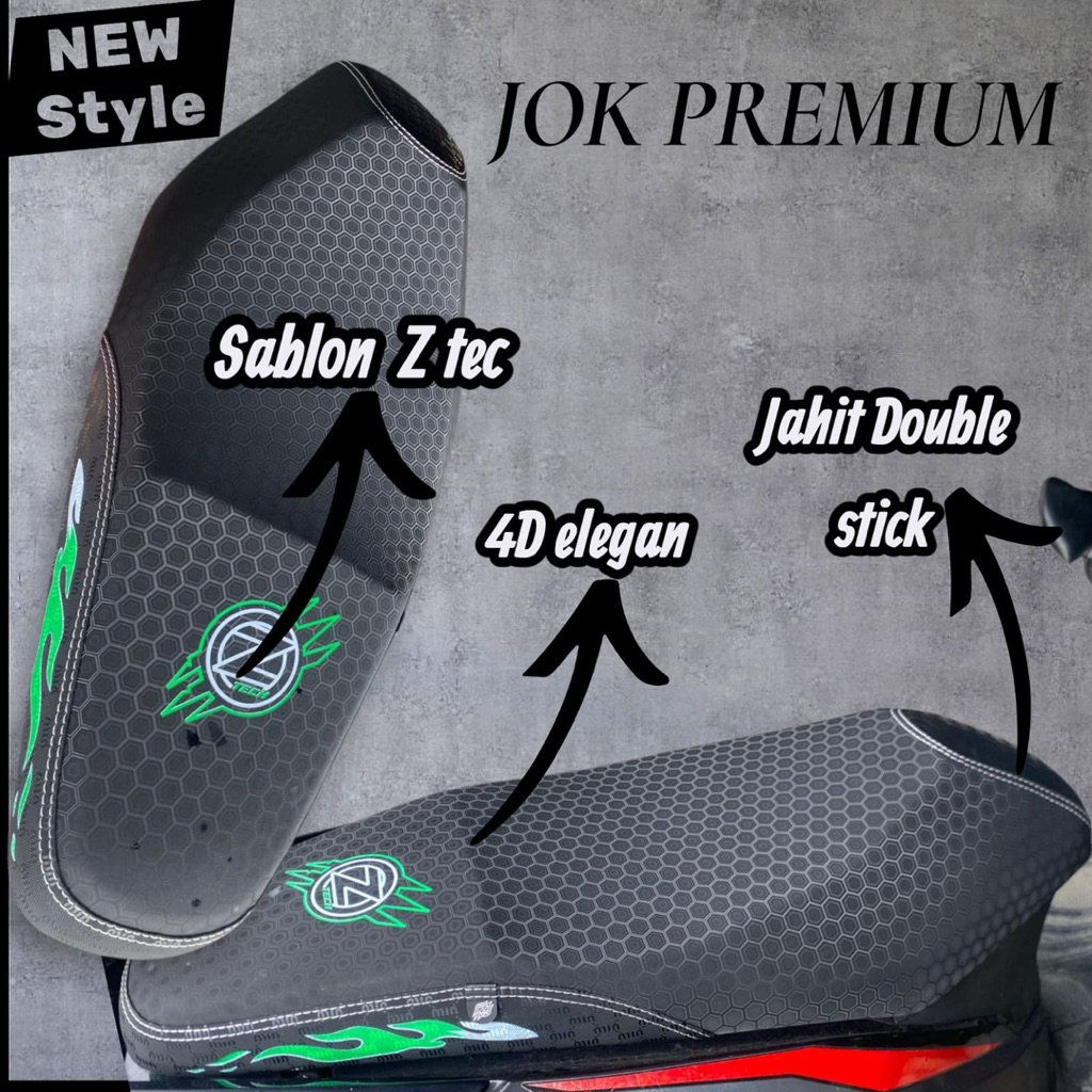 พรีเมี่ยม หนังเบาะมอเตอร์ไซค์ 4ง แบบใหม่ พร้อมโลโก้ ZTECH สําหรับรถมอเตอร์ไซด์ทุกชนิด