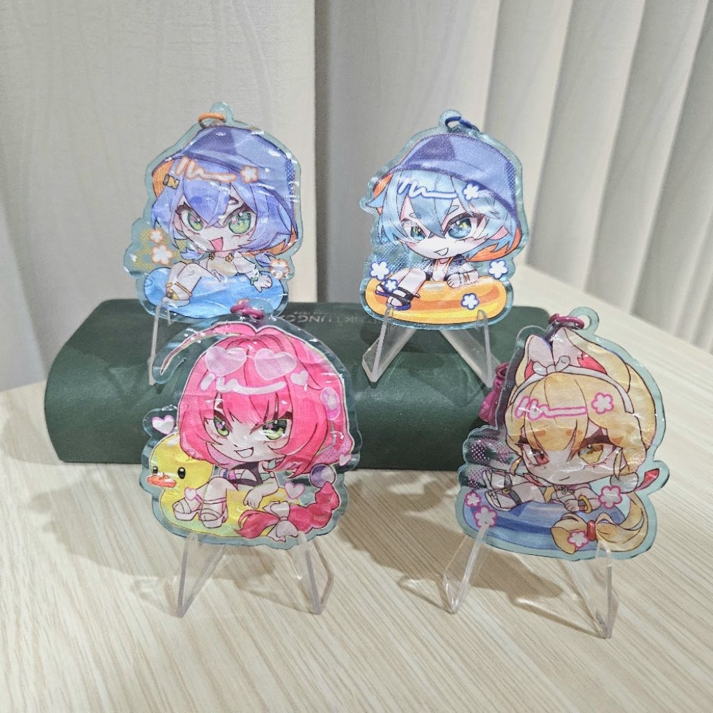 GANTUNGAN สติกเกอร์พวงกุญแจธีมฤดูร้อนZenless Zone Zero Wise Belle Alice YuzuhaพวงกุญแจZZZ