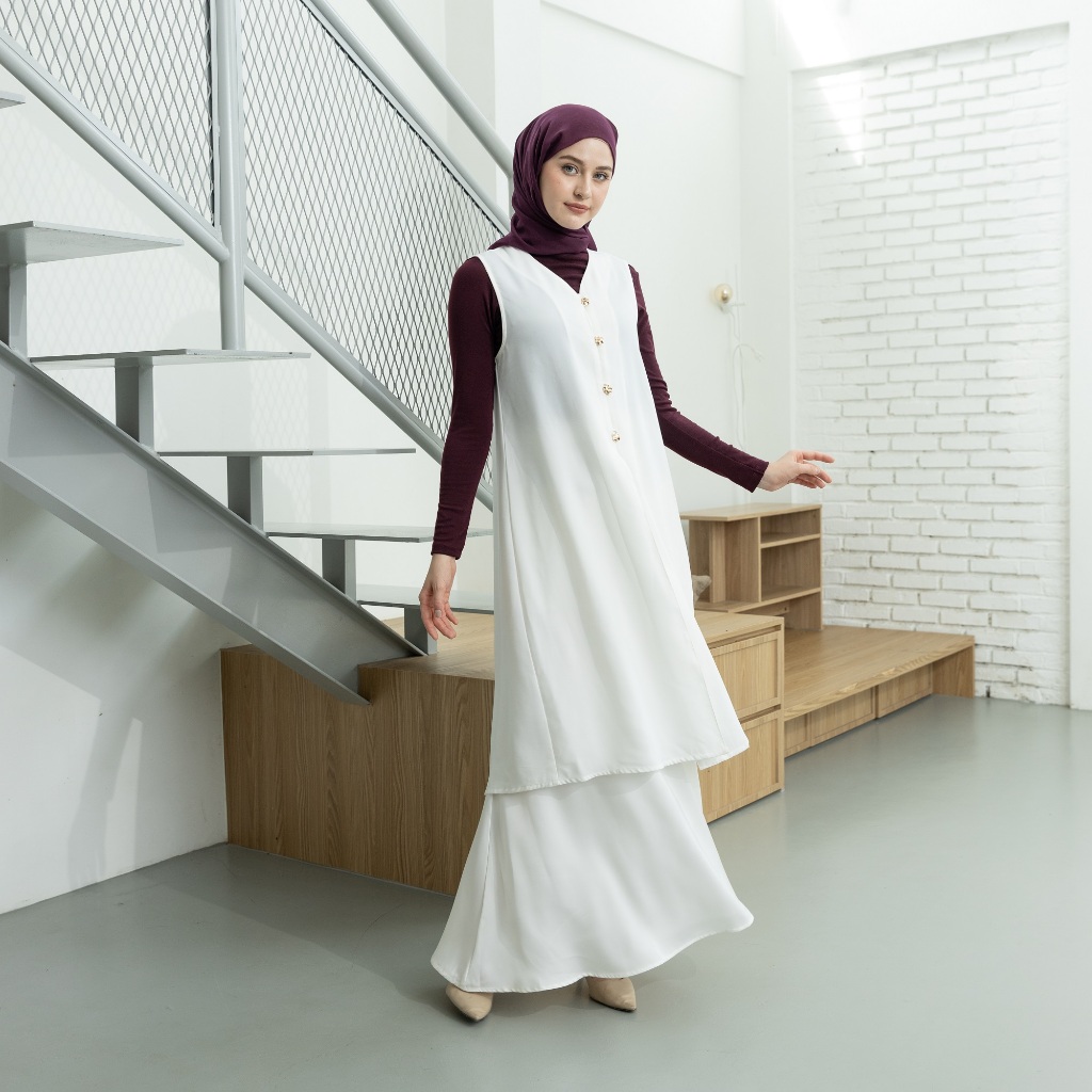SIMPLICITY V-Neck Flow Sleeveless Outer Vest