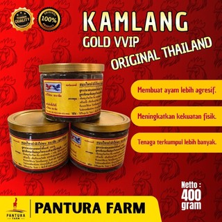 Kamlang Gold basah Vip 400 gram ayam laga original  Thailand