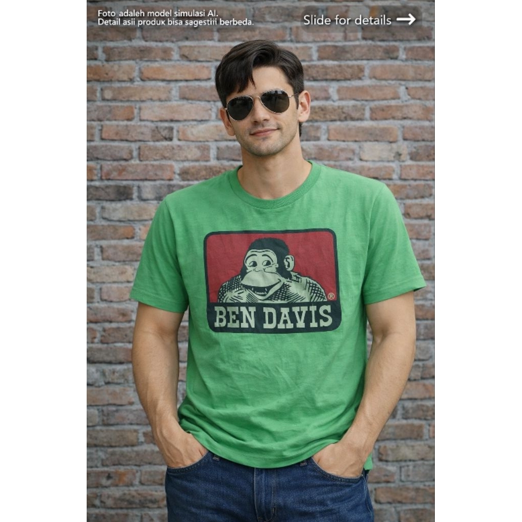 เสื้อยืด B*N D*VIS 0R1 ไซส์ Fit M (P65 x L49)