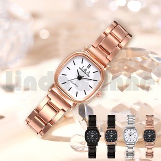 L&A Jam Tangan Wanita Rantai Stainless Elegan Classic Quartz Watch Business Casual Fashion