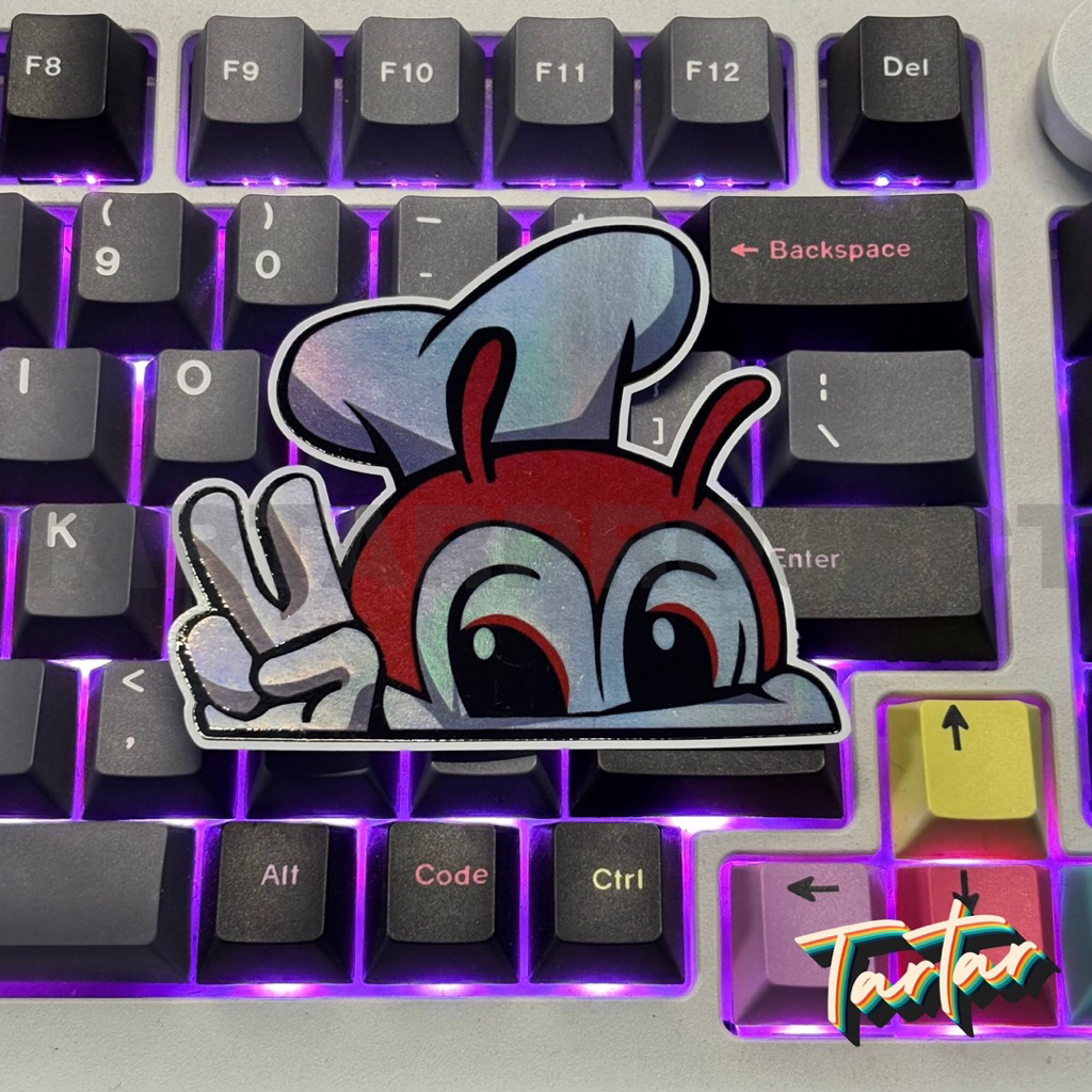 สติ๊กเกอร์โฮโลแกรม - Jolibee Peace Peeker