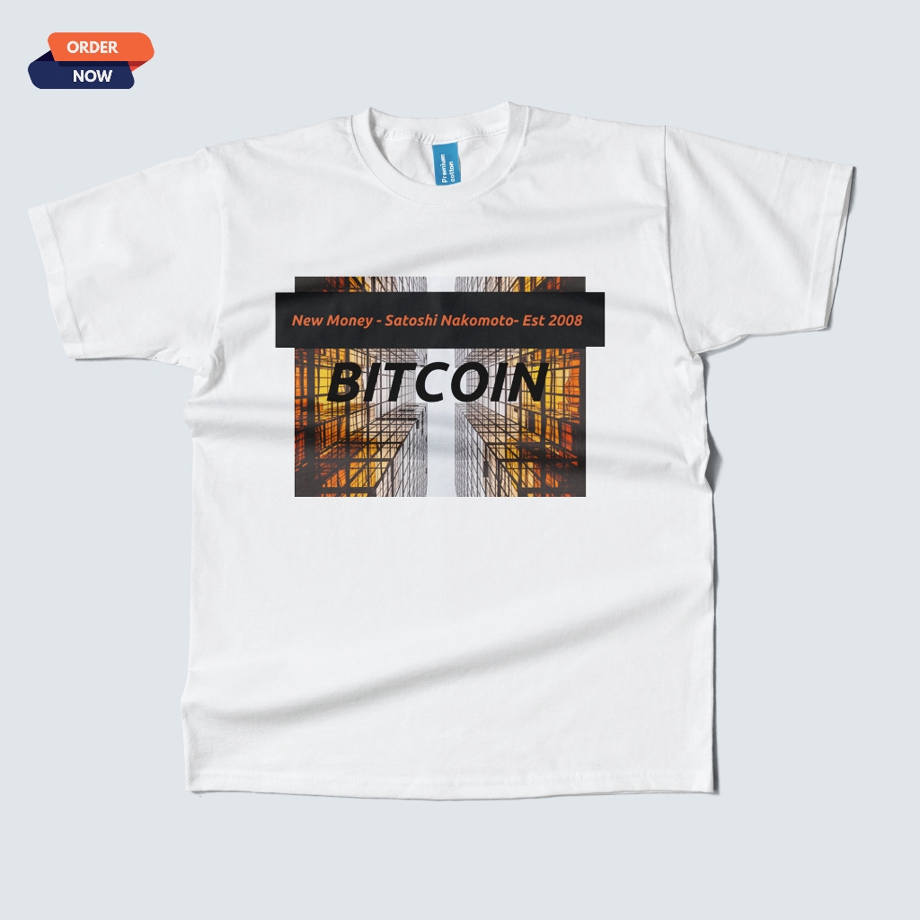 เสื้อยืด BITCOIN BTC / เสื้อยืด Crypto Bitcoin / Binance / Ethereum
