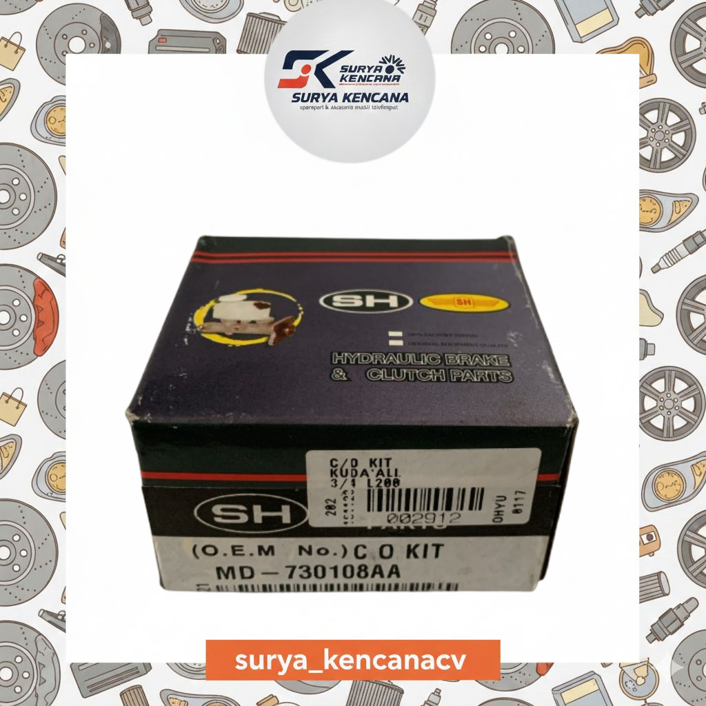 CLUTCH OPERATING C/O KIT MITSUBISHI KUDA ALL 3/4 L200 ORIGINAL SH MD730108อาร์/เค 002912