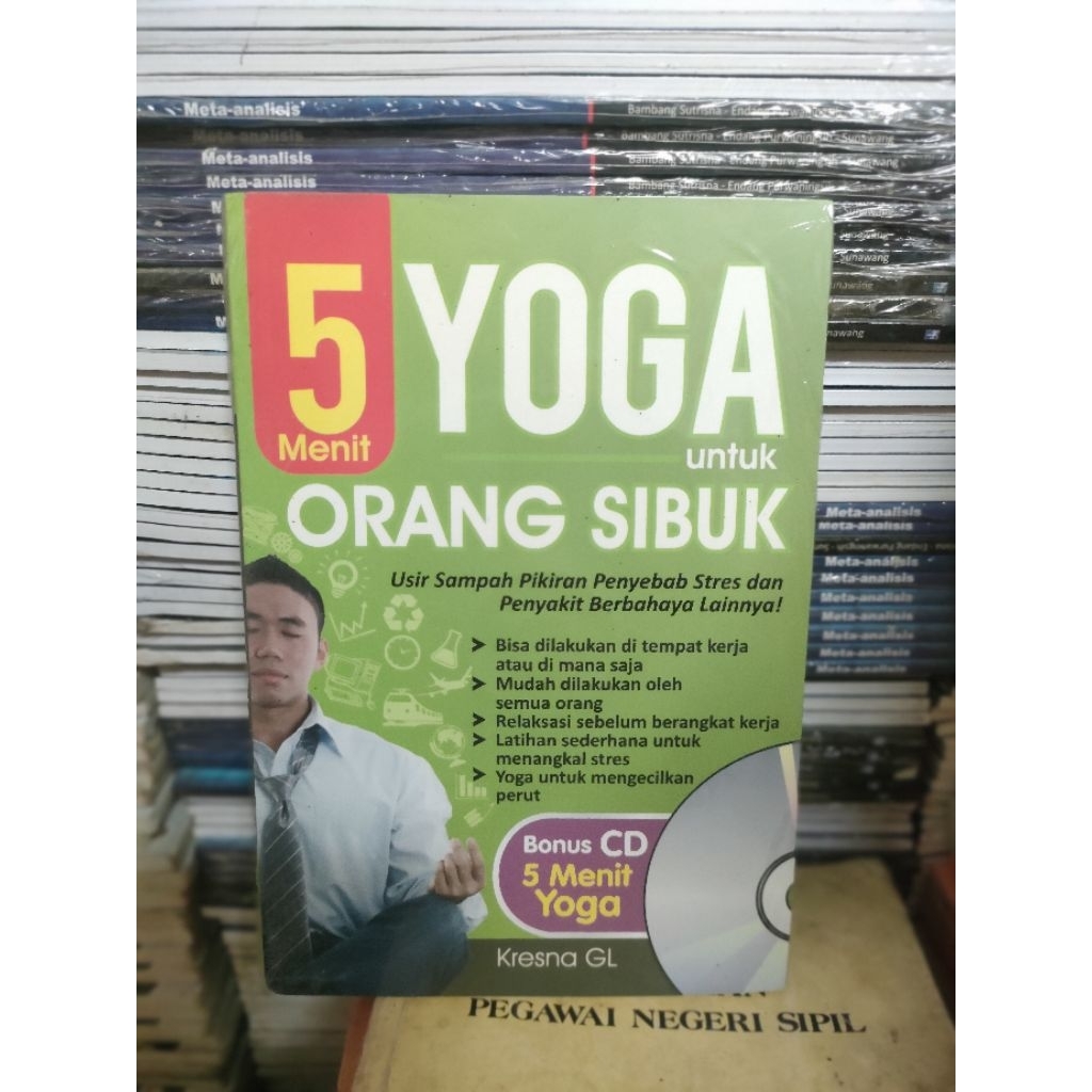 หนังสือ YOGA 5 นาทีสําหรับ Busy People Bonus 5 นาที YOGA CD