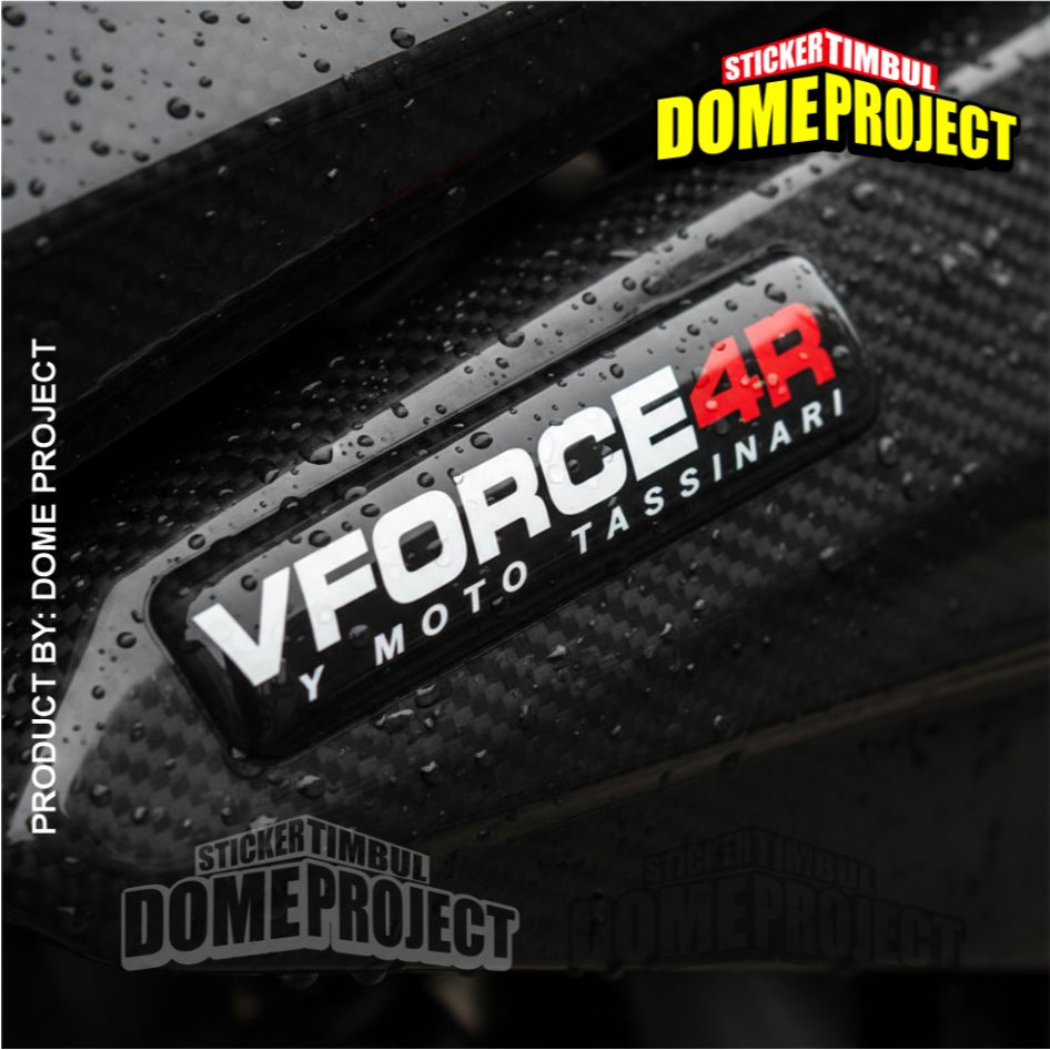 VFORCE4R RAISED สติ๊กเกอร์ยืดหยุ่นกันน้ํา EMBLEM