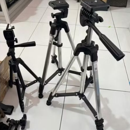 TRIPOD 1 METER 3110 สีเงิน 3120 กระเป๋า Frey สีดํา + HOLDER U