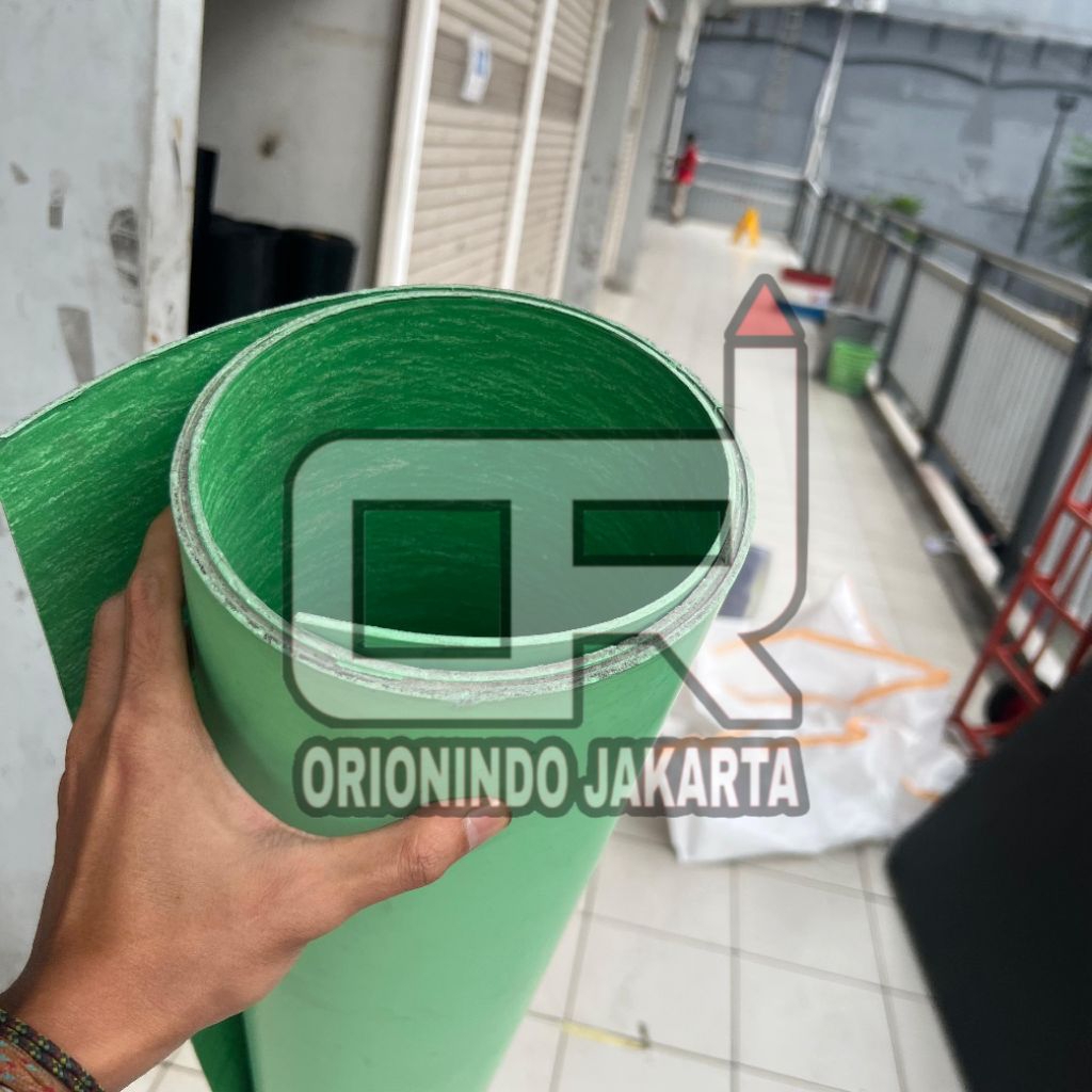 HIJAU FIRE PACKING GASKET NON ASBESTOS สีเขียว 0.8MM X 25CM X 25CM