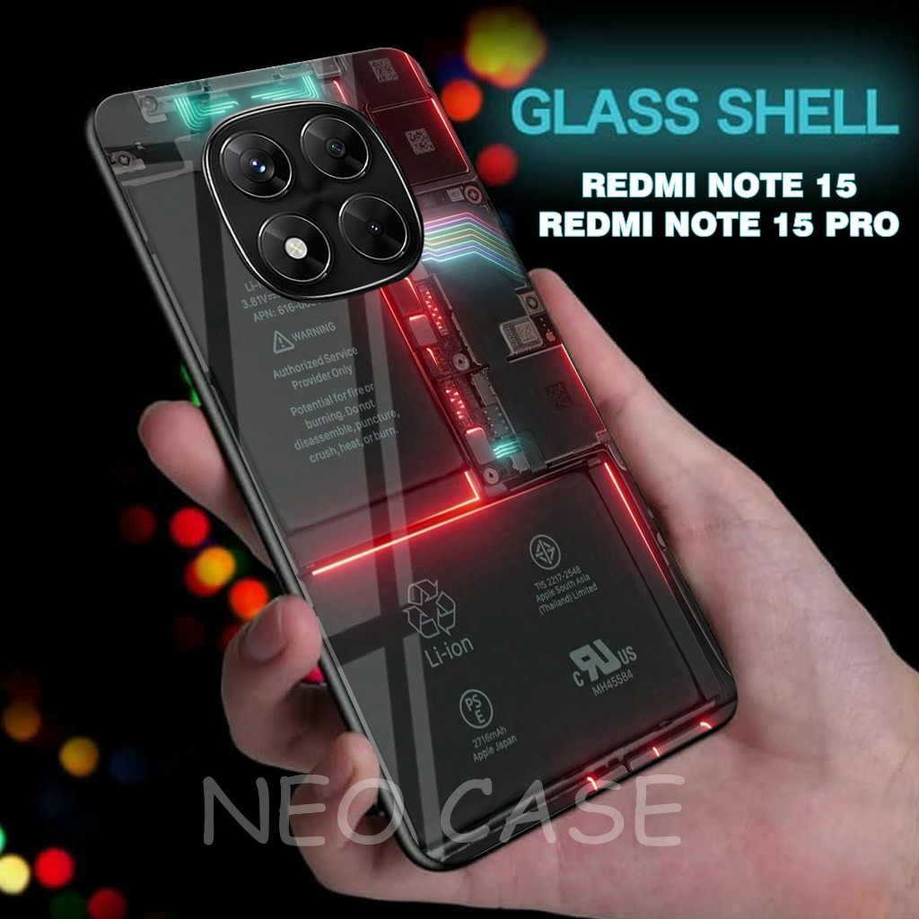 SoftCase แก้วเคลือบเงา REDMI NOTE 15 4G/5G 15 PRO 4G/5G ปลอก Hp REDMI NOTE 15 4G/5G15 PRO 4G/5G - N1