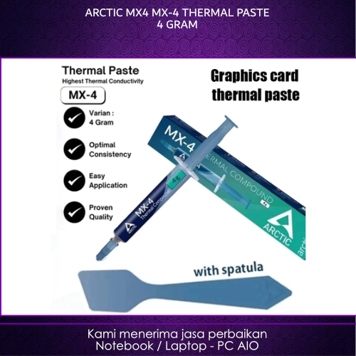 ARCTIC MX4 MX-4 MX6 MX-6 ซิลิโคนวางความร้อนโปรเซสเซอร์ฉีดวาง 4 กรัมคุณภาพดีที่สุด