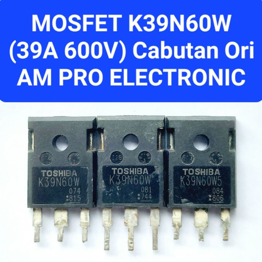 K39N60W Fet 39N60 ต้นฉบับ Mosfet K39N60W ปกติ