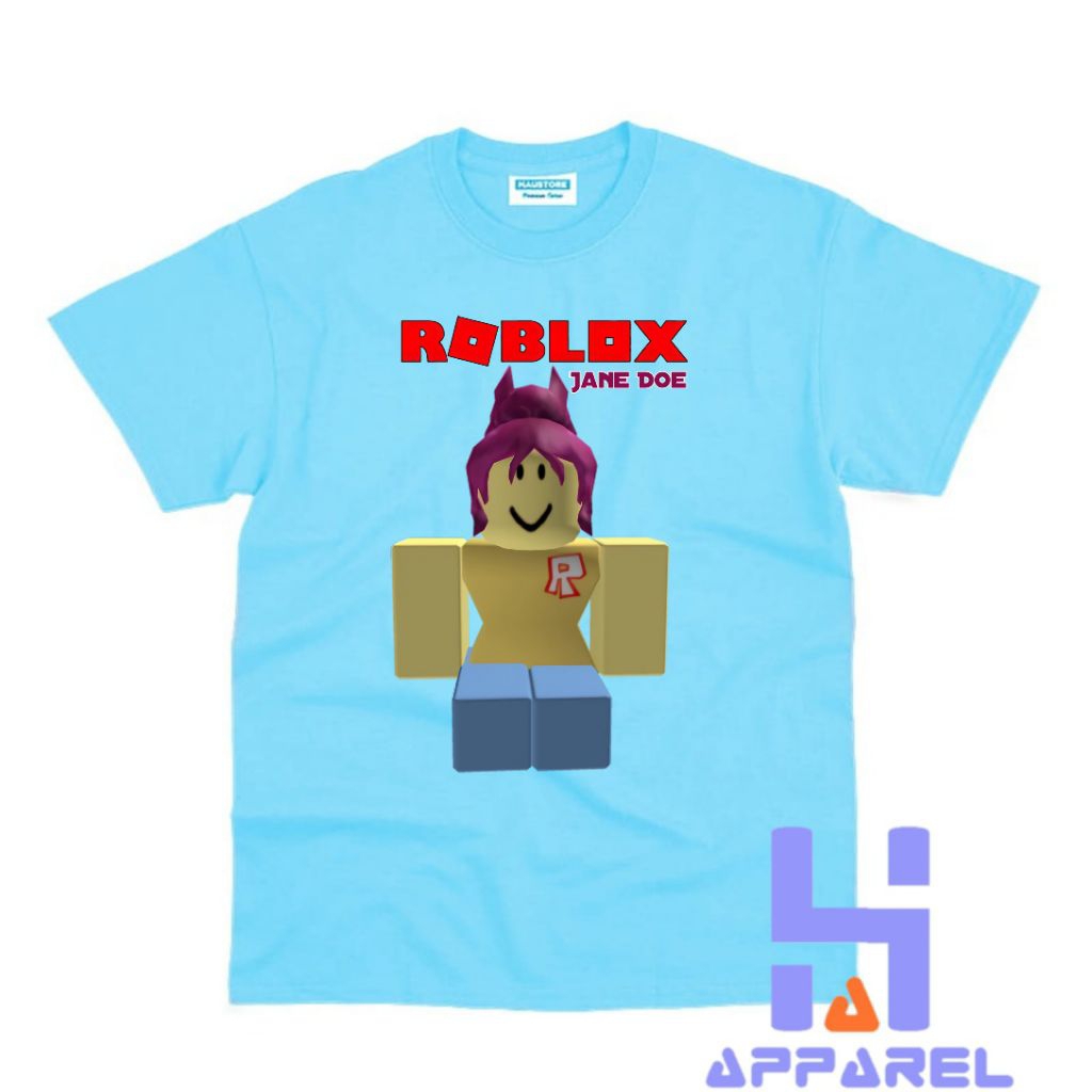 เสื้อผ้า CHILDRENS CHILDRENS CHARACTER เสื้อยืด JOHN DOE X JANE DOE FORSAKEN ROBLOX JANE DOE