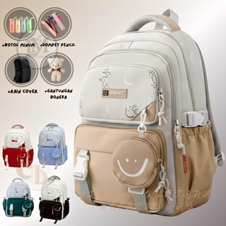 TAS RANSEL SEKOLAH PEREMPUAN TAS BACKPACK WANITA/PEREMPUAN TAS SEKOLAH ANAK FHASION SD SMP SMA/SMK