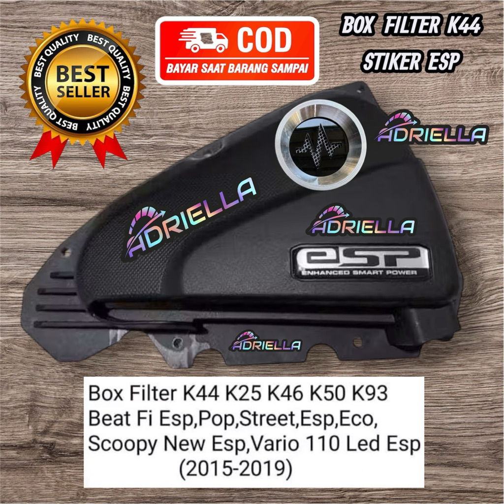 VELOSCOPE AIR FUNNEL FILTER BOX BEAT ESP FILTER COVER VELOCITY K44 FILTER COVER BEAT 2016-2019 BEAT 