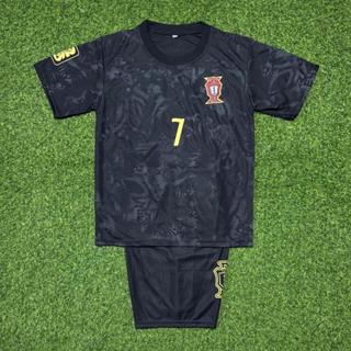 ใหม่ โรนัลโด้ โปรตุเกส เสื้อฟุตบอลเด็กชุด ไม่จํากัดเพศ เสื้อ…