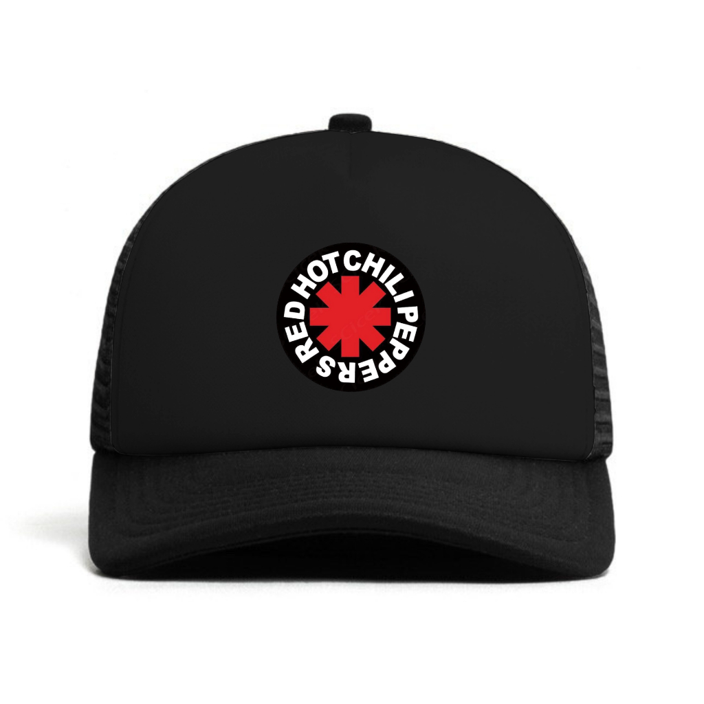 MARTENS - หมวก Trucker สีดํา RHCP Adjustable Distro Mr.066